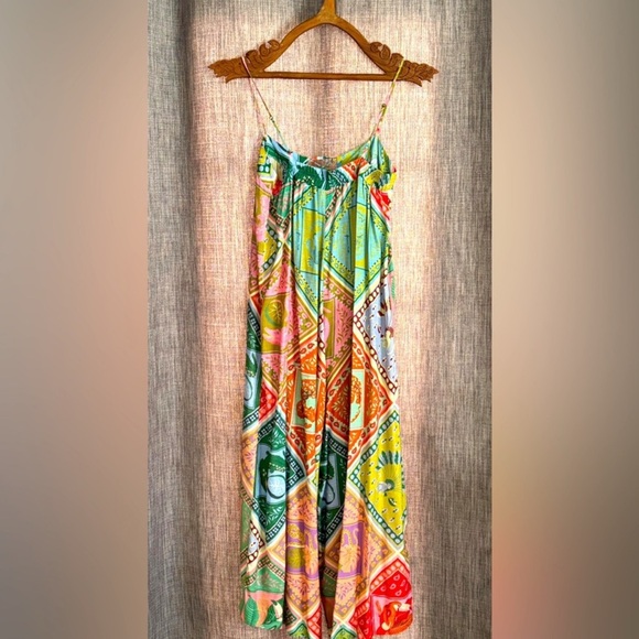 FARM Rio Colorful Geometric Maxi Dress - Picture 2 of 2